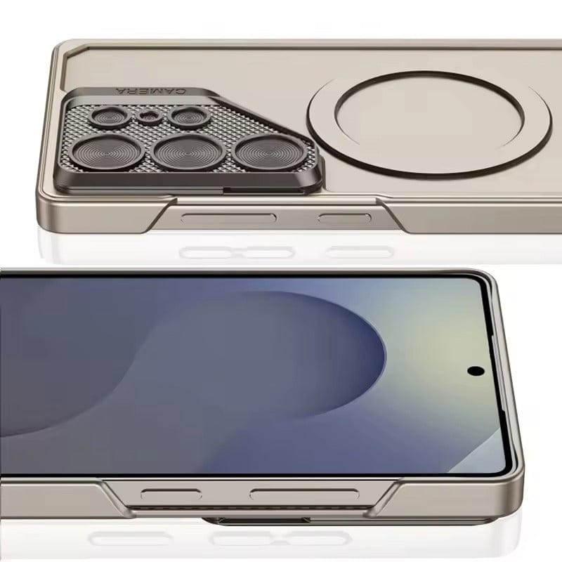 Samsung Galaxy S25 Ultra Lens Protection Fully Metal Bracket Hard Shell Case