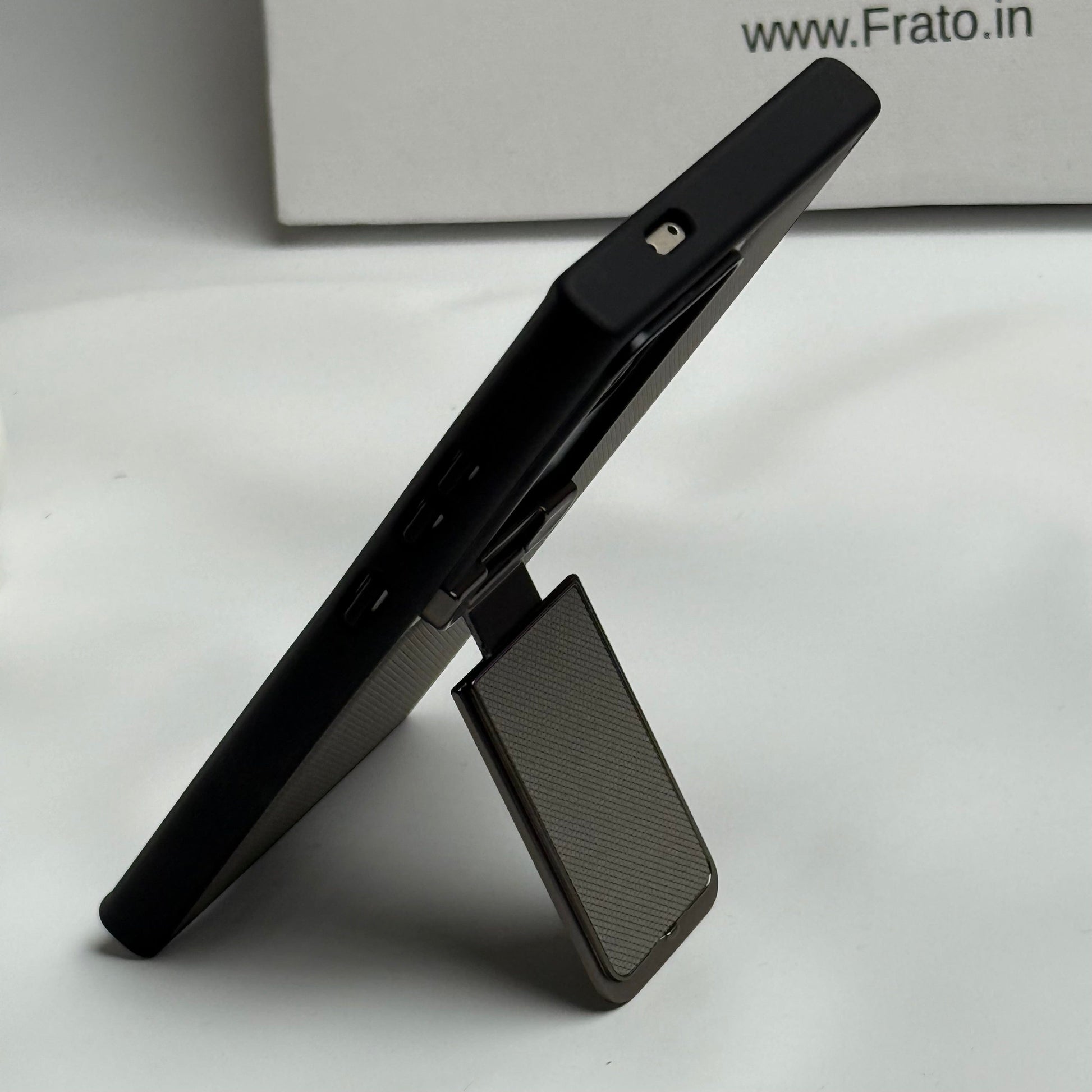 Samsung Galaxy S23 Ultra Metal Camera Cap Stand Case Cover