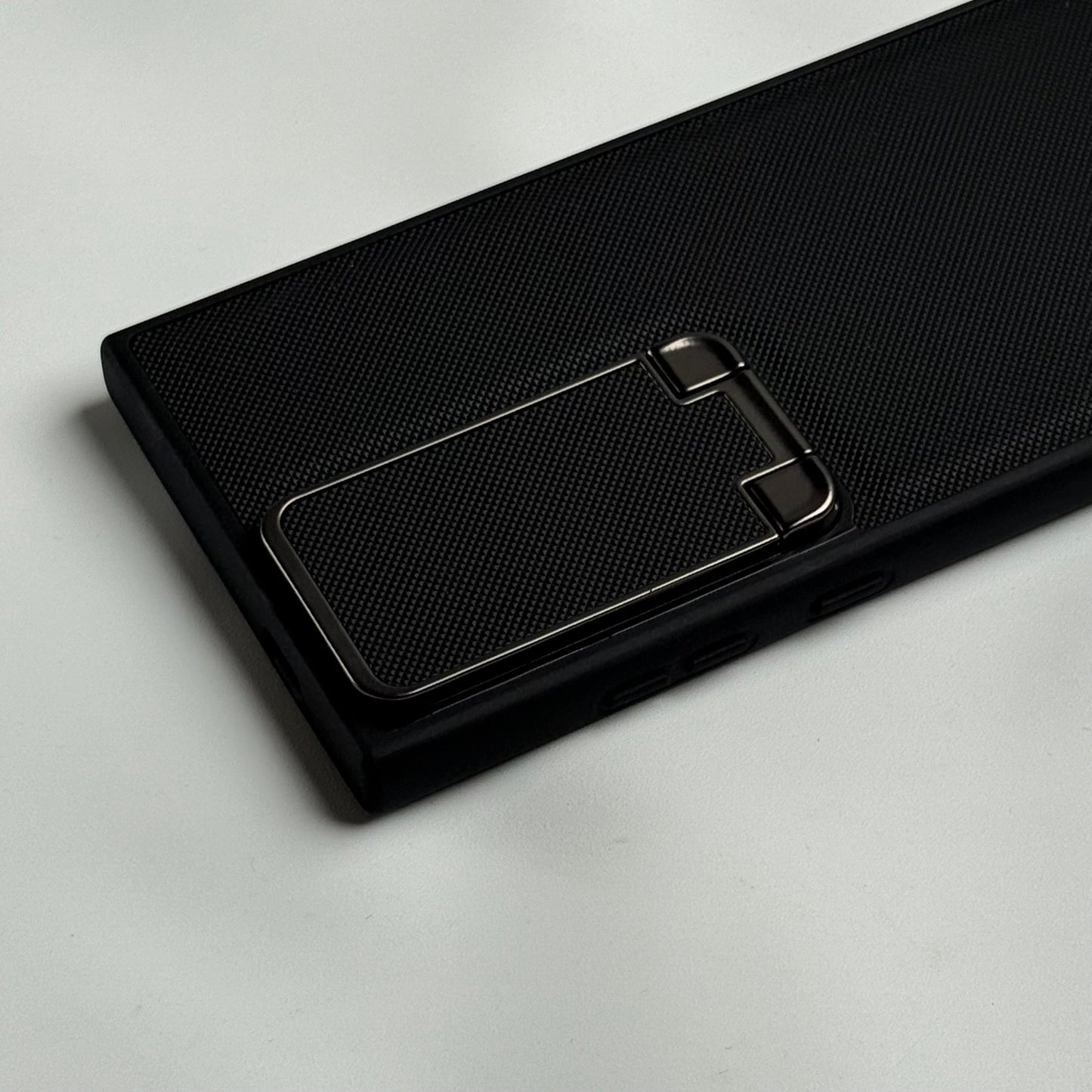 Samsung Galaxy S24 Ultra Metal Camera Cap Stand Case Cover