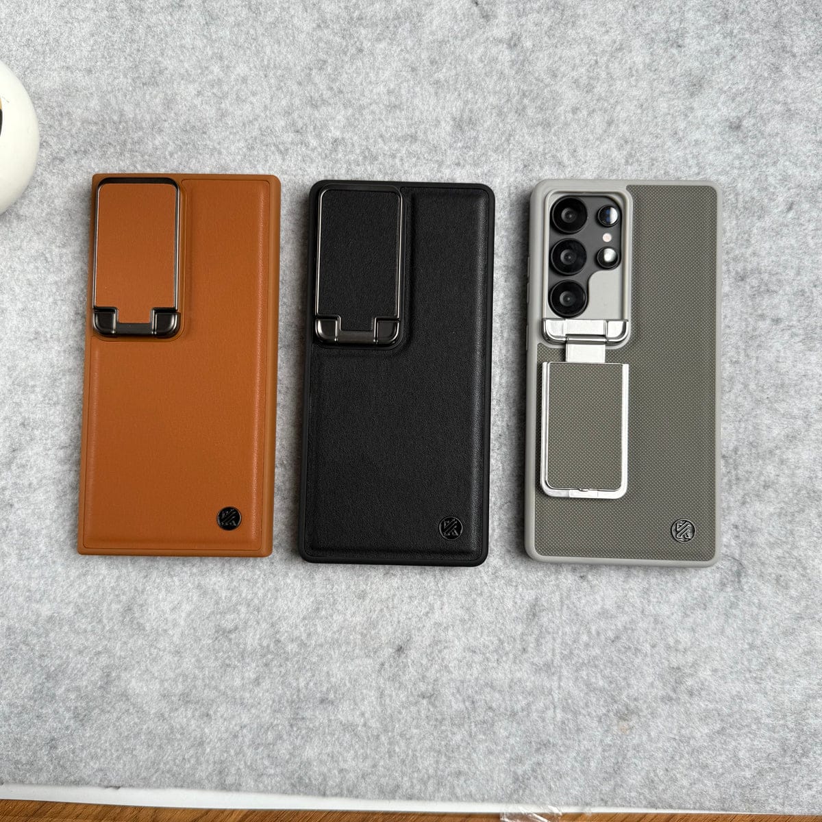 Samsung Galaxy Ultra Series Metal Camera Cap with Stand Cover
