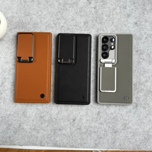 Samsung Galaxy Ultra Series Metal Camera Cap with Stand Cover