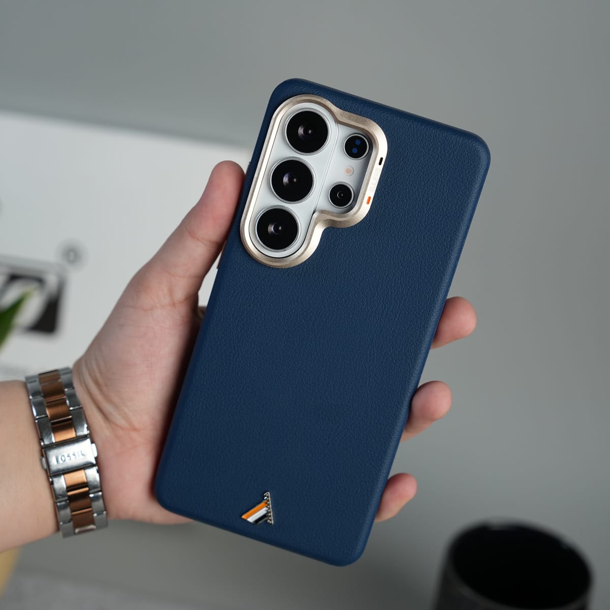 Galaxy S26 Ultra Premium Leather MagSafe Case with Metal Camera Protection