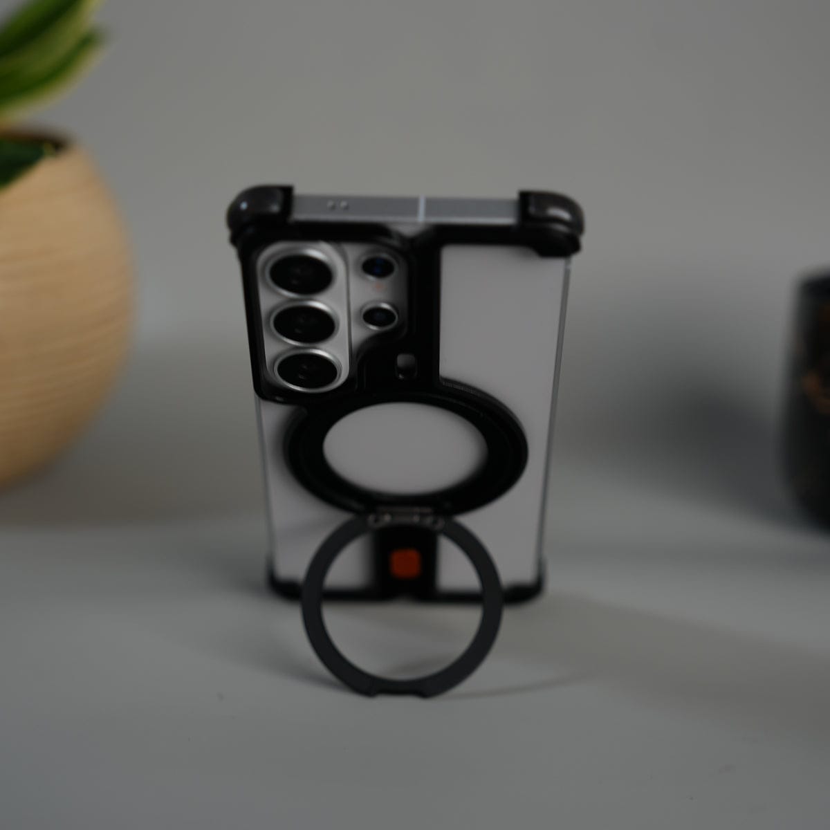 Galaxy S26 Ultra Aluminium Metal Frame Rotating Kickstand Case