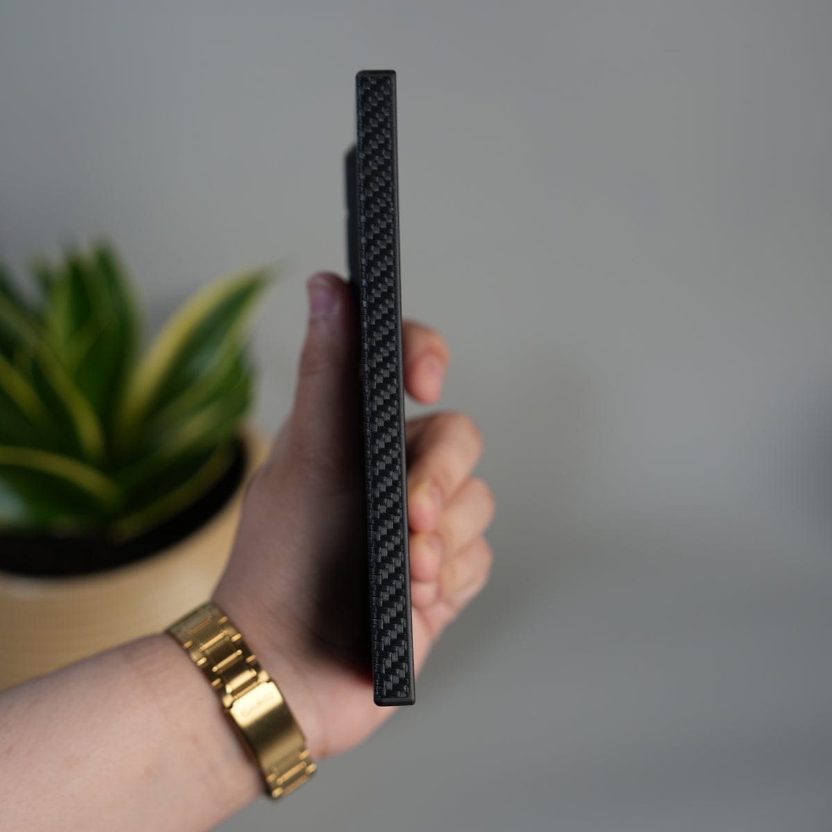 Galaxy S26 Ultra Carbon Fiber Texture Case | Slim Shockproof Matte Back Cover with Camera Protection