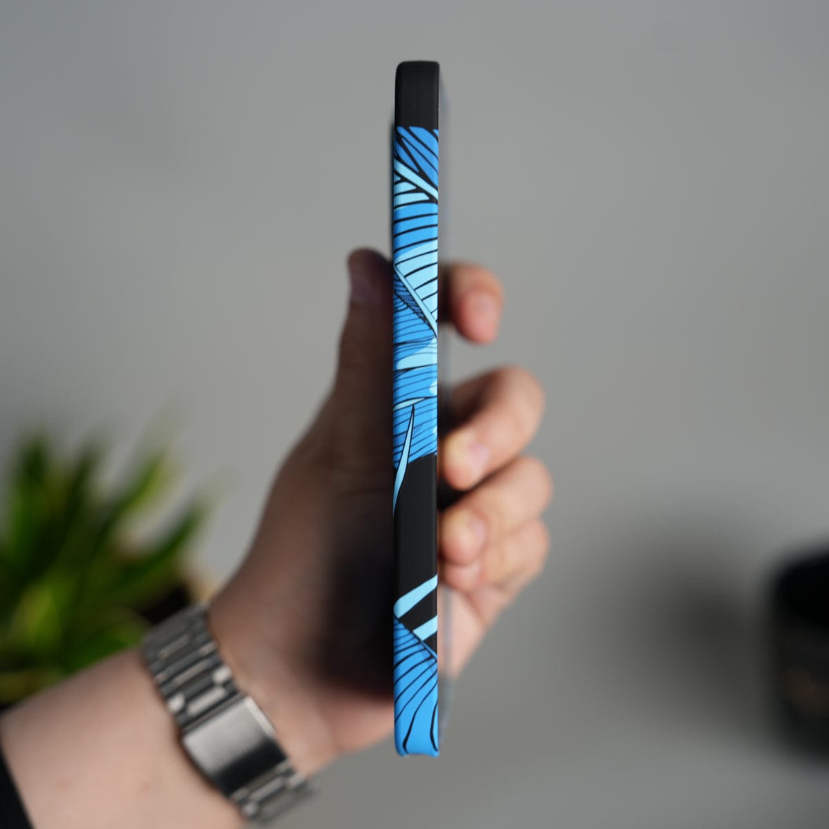 Galaxy S26 Ultra Carbon Fiber Texture Design Hard Pc MagSafe Case Cover Ocean Leaf Leopard Design