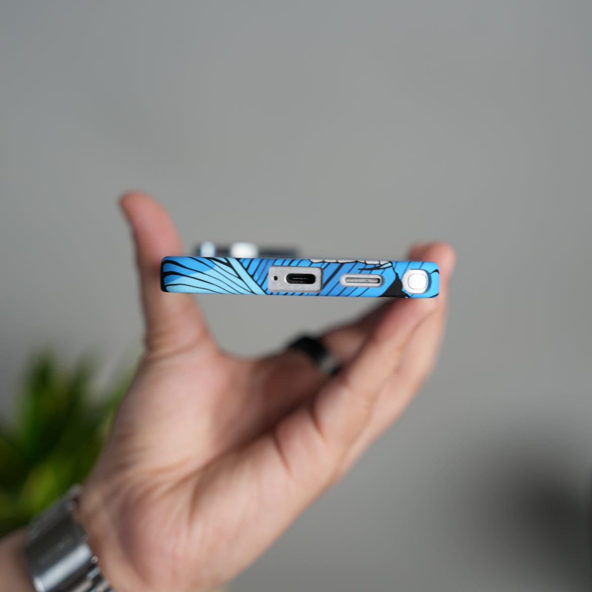Galaxy S26 Ultra Carbon Fiber Texture Design Hard Pc MagSafe Case Cover Ocean Leaf Leopard Design
