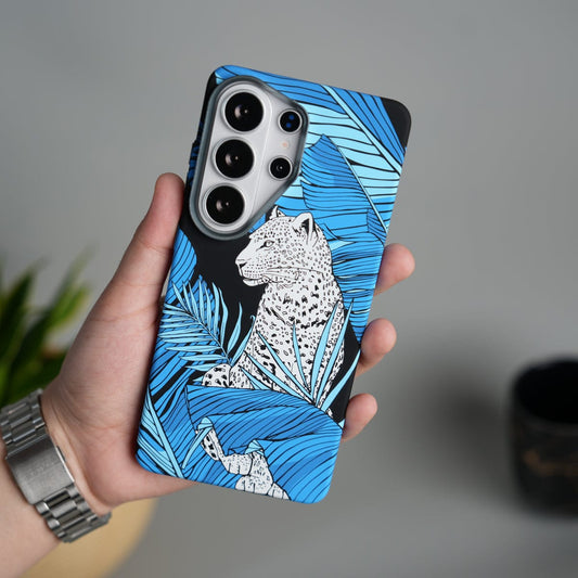 Galaxy S26 Ultra Carbon Fiber Texture Design Hard Pc MagSafe Case Cover Ocean Leaf Leopard Design