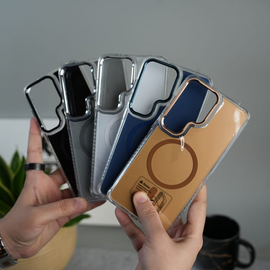 Galaxy S26 Ultra Clean MagSafe Shockproof Metal Camera Bump Protective Case