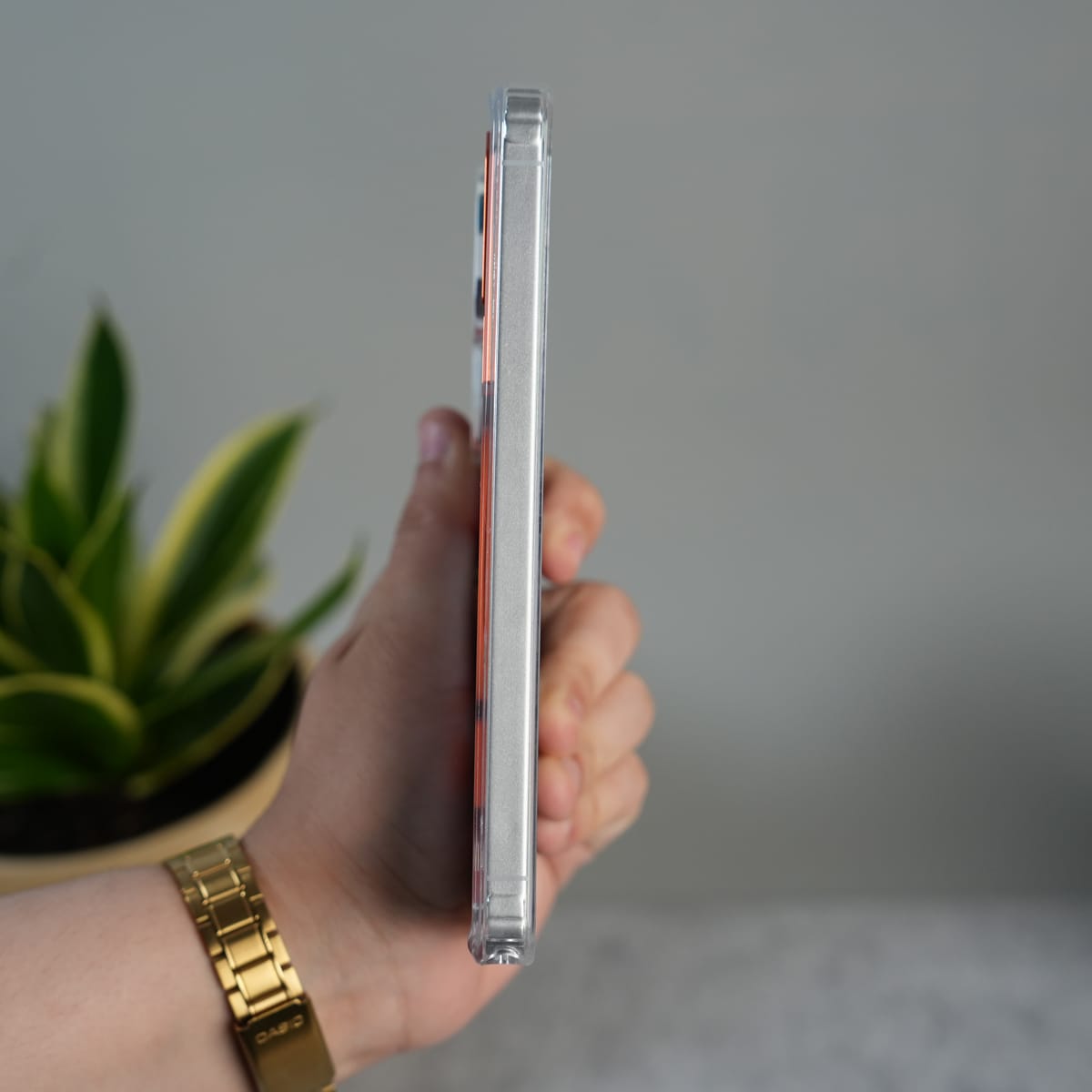Galaxy S26 Ultra Clear MagSafe Case | Transparent Cover with Metal Grille Design
