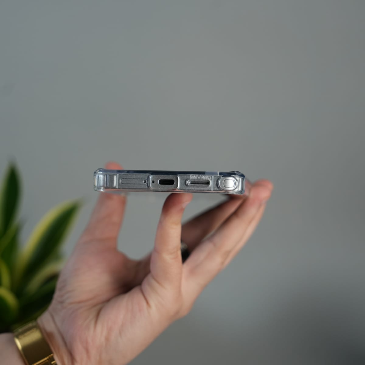 Galaxy S26 Ultra Clear MagSafe Case | Transparent Cover with Metal Grille Design
