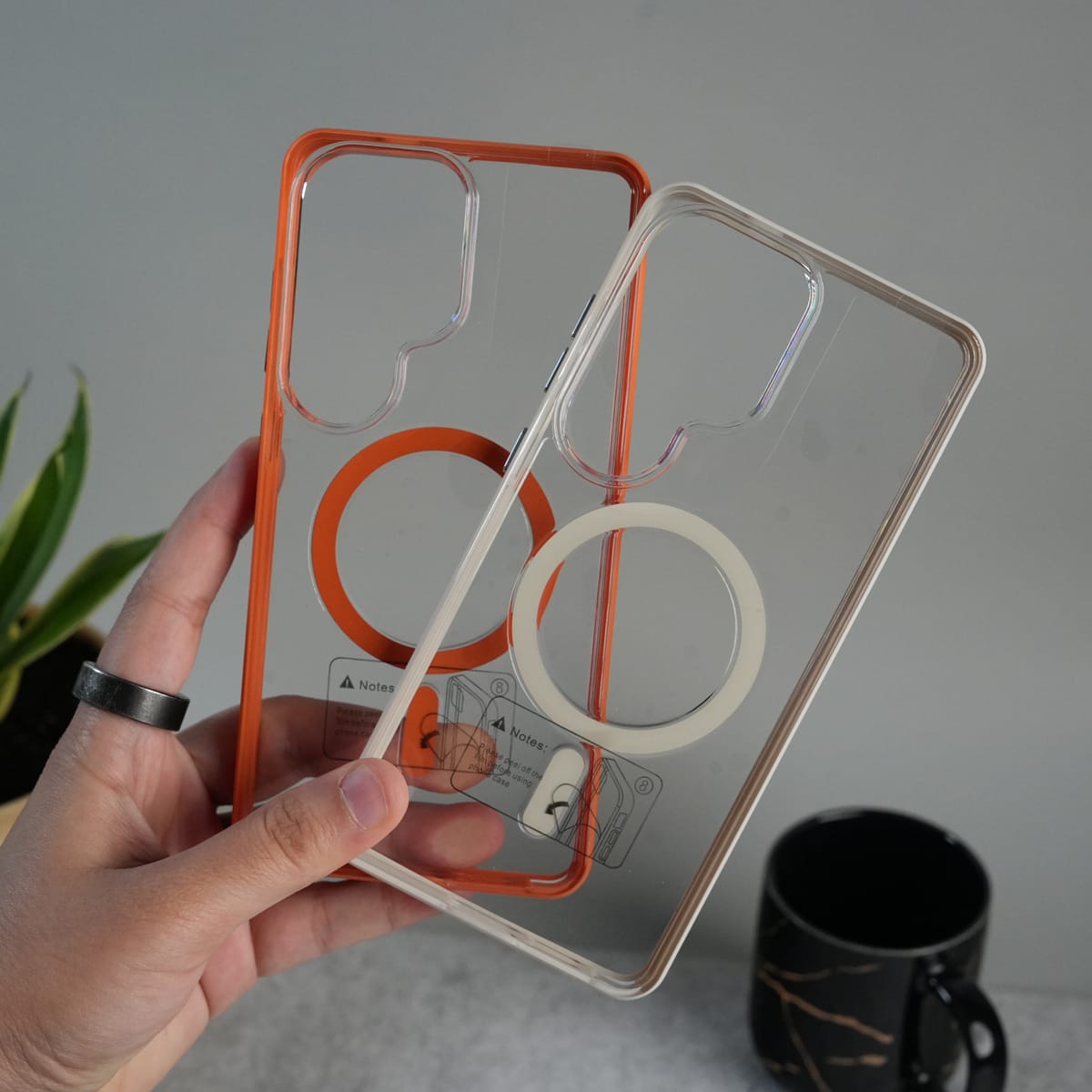 Galaxy S26 Ultra Clear MagSafe Case | Transparent Slim Shockproof Cover