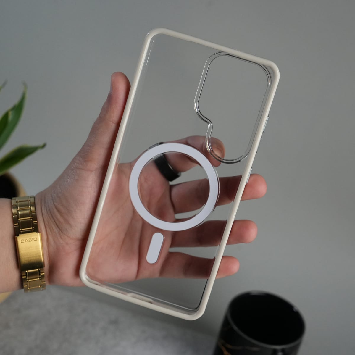 Galaxy S26 Ultra Clear MagSafe Case | Transparent Slim Shockproof Cover