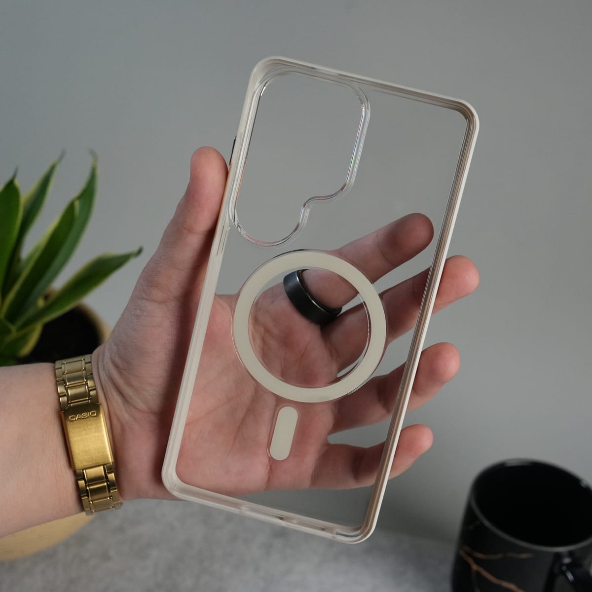 Galaxy S26 Ultra Clear MagSafe Case | Transparent Slim Shockproof Cover