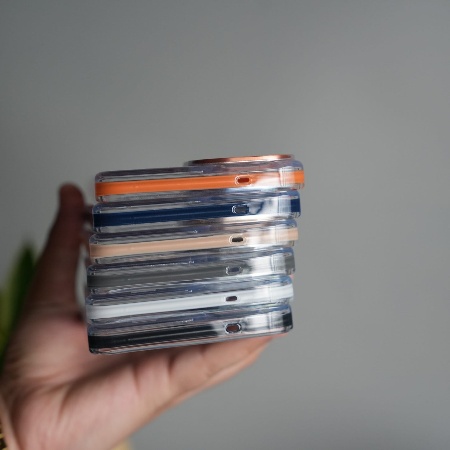 Galaxy S26 Ultra Clear MagSafe Kickstand Case | Transparent Shockproof Slim Cover with Metal Ring Stand
