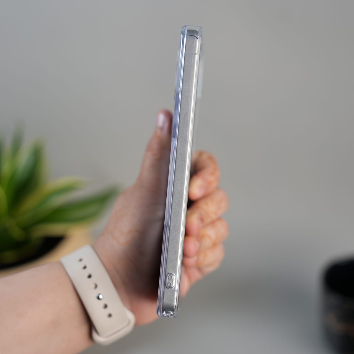 Galaxy S25 Ultra FlexStand Clear MagSafe Kickstand Case | Slim Foldable Stand Transparent Cover