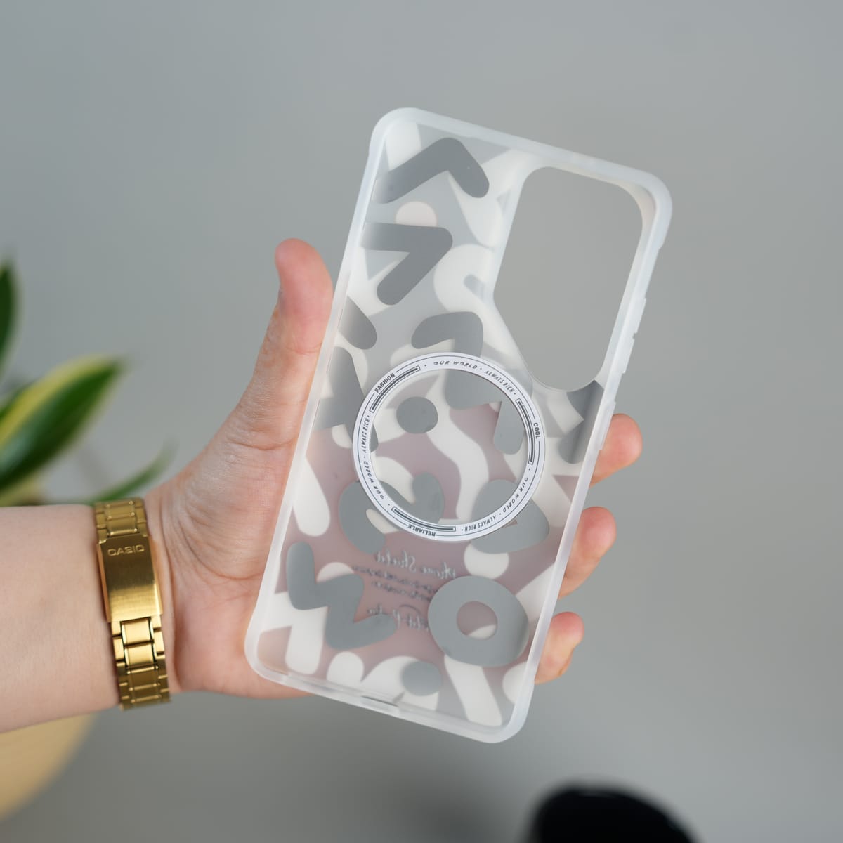 Galaxy S26 Ultra Geometric Graffiti Shockproof MagSafe Case Cover