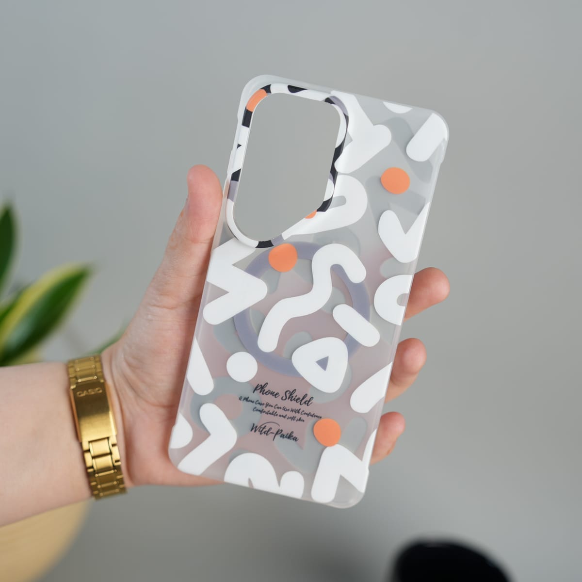 Galaxy S26 Ultra Geometric Graffiti Shockproof MagSafe Case Cover