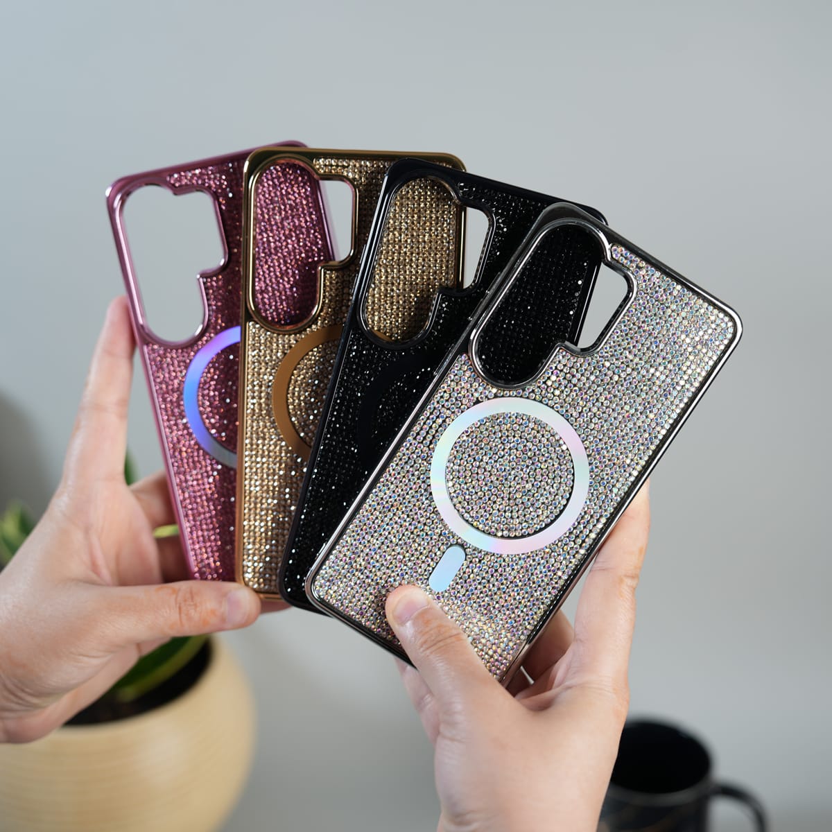 Galaxy S26 Ultra Luxury Diamond Case Cover