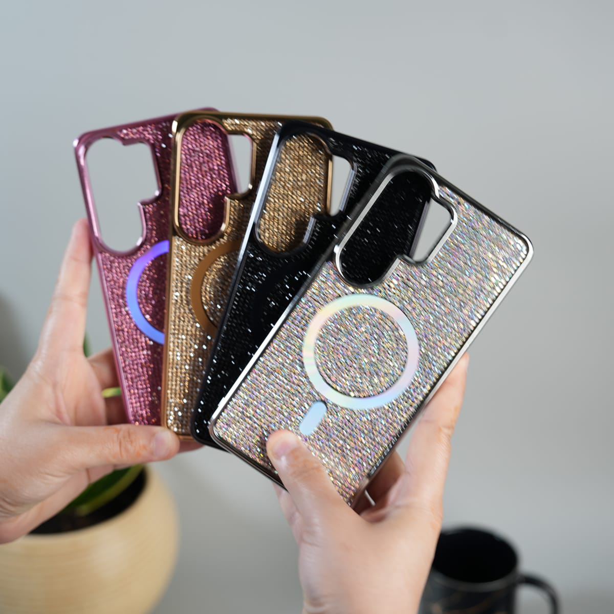 Galaxy S26 Ultra Luxury Diamond Case Cover