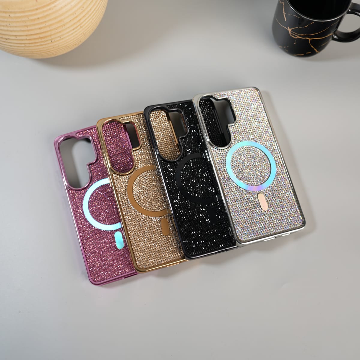 Galaxy S26 Ultra Luxury Diamond Case Cover