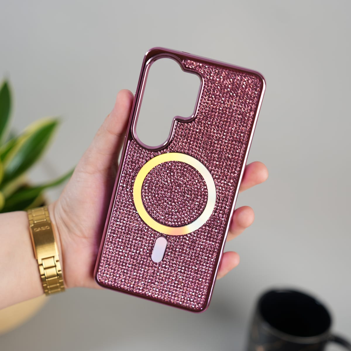 Galaxy S26 Ultra Luxury Diamond Case Cover