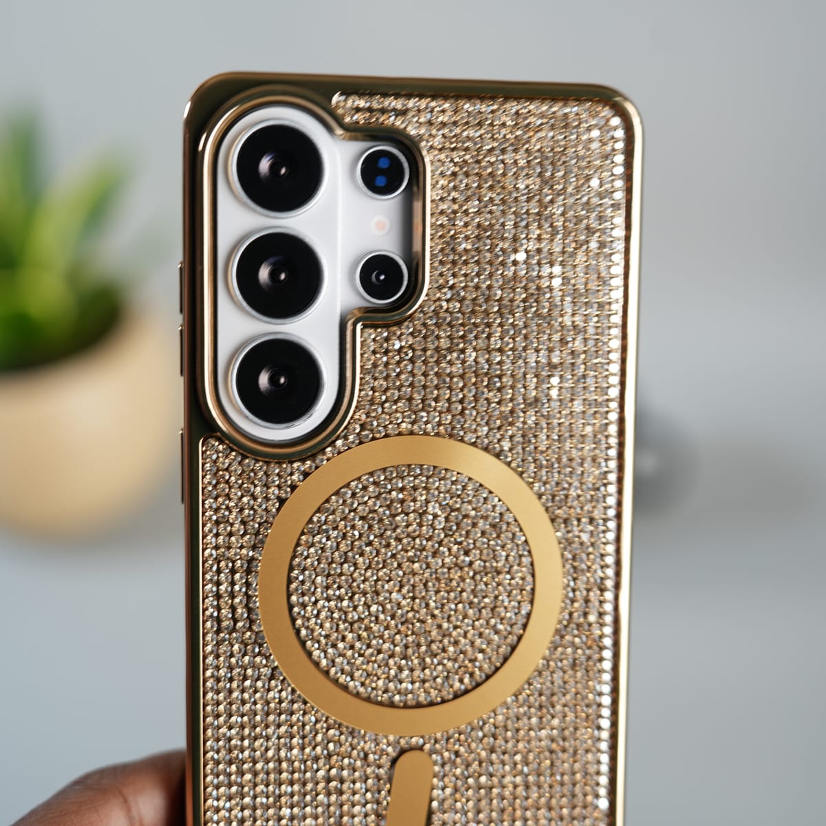 Galaxy S26 Ultra Luxury Diamond Case Cover