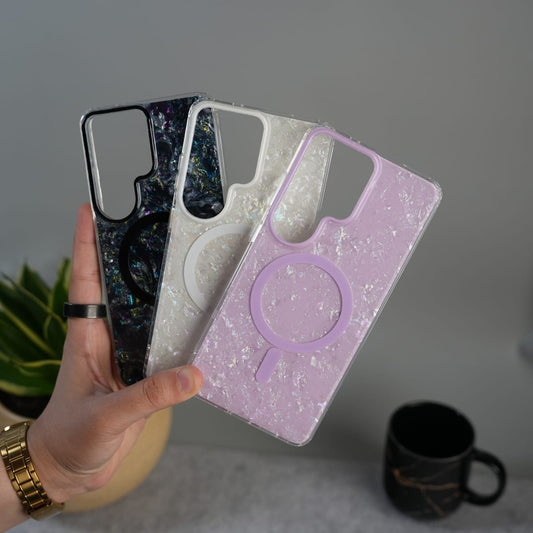 Galaxy S26 Ultra Marble MagSafe Case | Glossy Designer Shockproof Cover