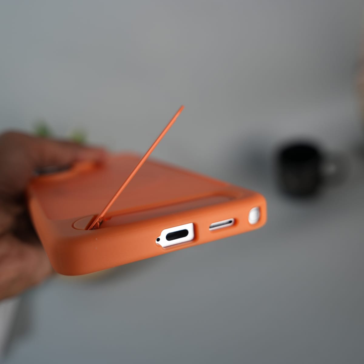 Galaxy S25 Ultra Matte Transparent MagSafe Kickstand Case | Shockproof & Clear Back Cover