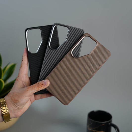 Galaxy S26 Ultra Metal Camera Ring Carbon Fiber Design Cover