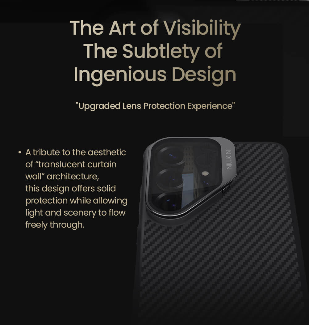 Galaxy S26 Ultra Nillkin CarboProp Magnetic MagSafe Transparent Lens Guard armor case