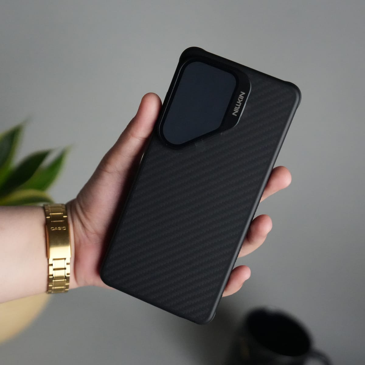 Galaxy S26 Ultra Nillkin CarboProp Magnetic MagSafe Transparent Lens Guard armor case
