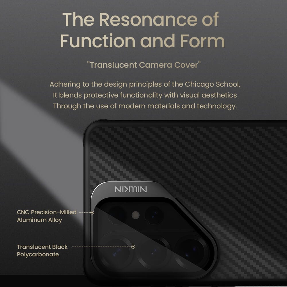 Galaxy S26 Ultra Nillkin CarboProp Magnetic MagSafe Transparent Lens Guard armor case
