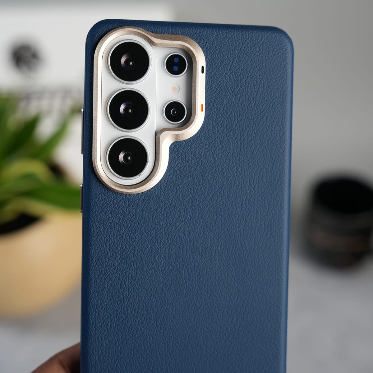 Galaxy S26 Ultra Premium Leather MagSafe Case with Metal Camera Protection