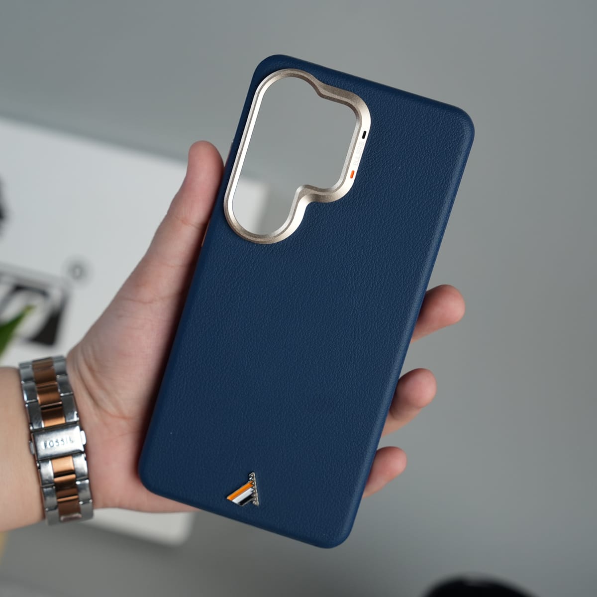 Galaxy S26 Ultra Premium Leather MagSafe Case with Metal Camera Protection