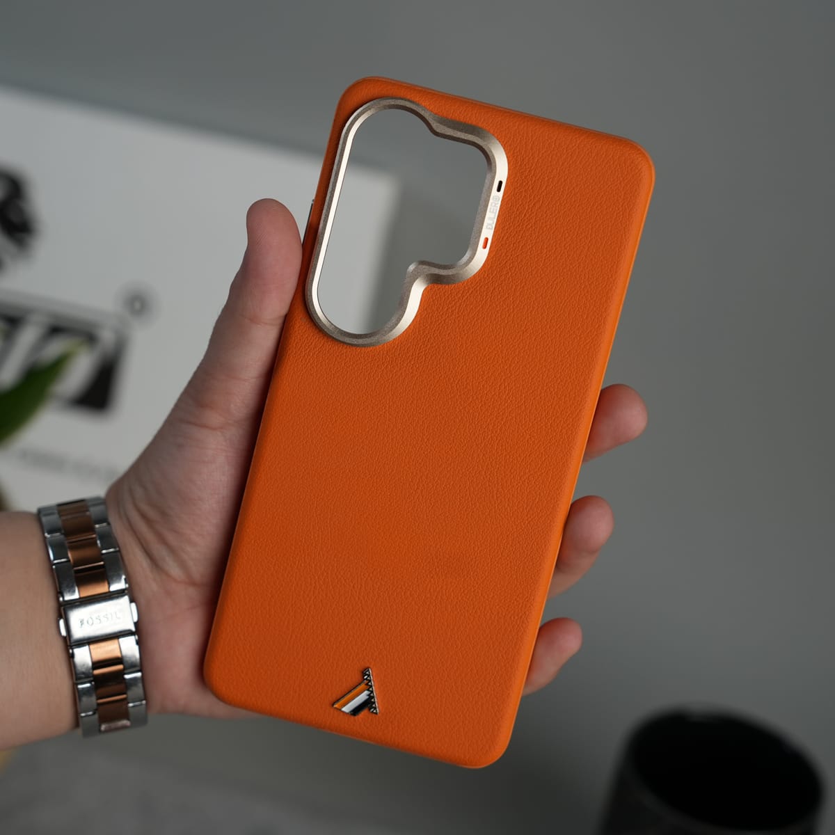 Galaxy S26 Ultra Premium Leather MagSafe Case with Metal Camera Protection