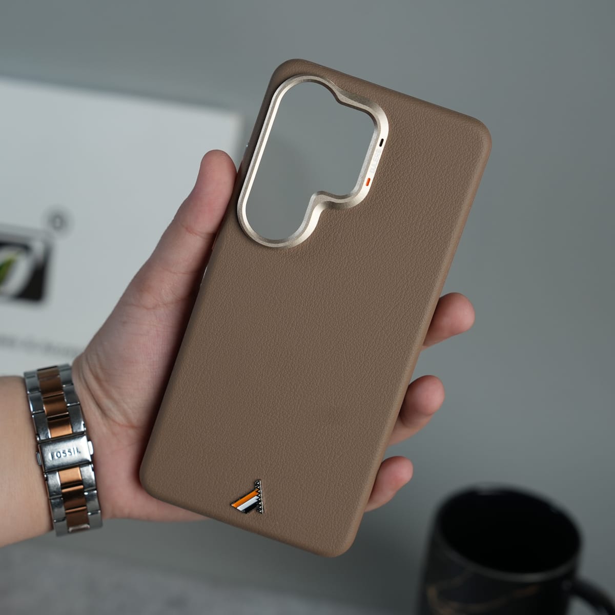 Galaxy S26 Ultra Premium Leather MagSafe Case with Metal Camera Protection