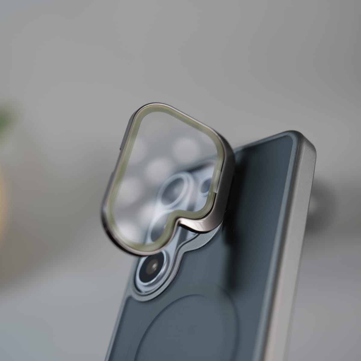 Galaxy S26 Ultra ShieldFlip MagSafe Frosted Case with Camera Lens Protection Back Cover | Camera Kick Stand