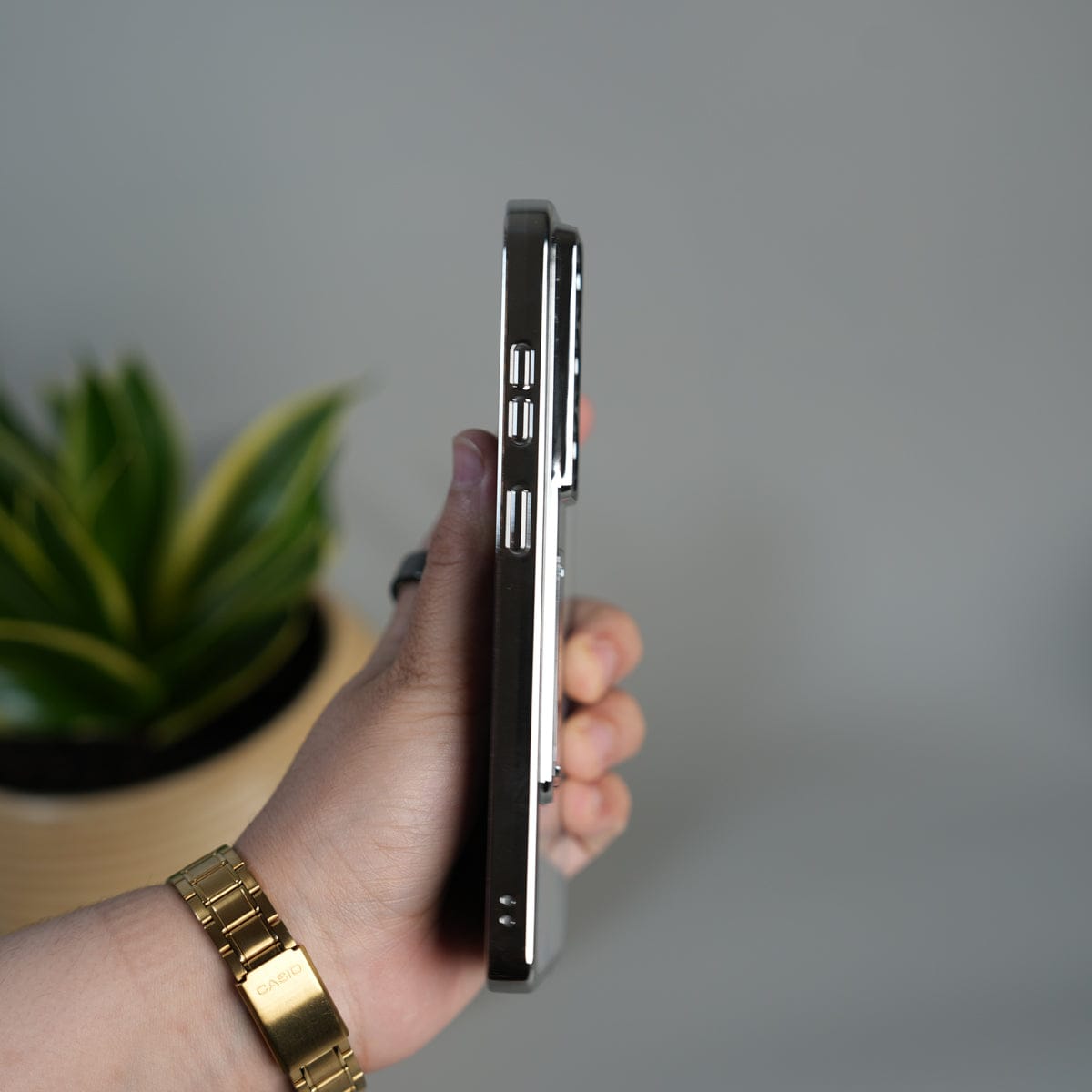 Galaxy S26 Ultra Transparent Case with Folding Stand & Camera Protection | Shockproof Clear Back Cover