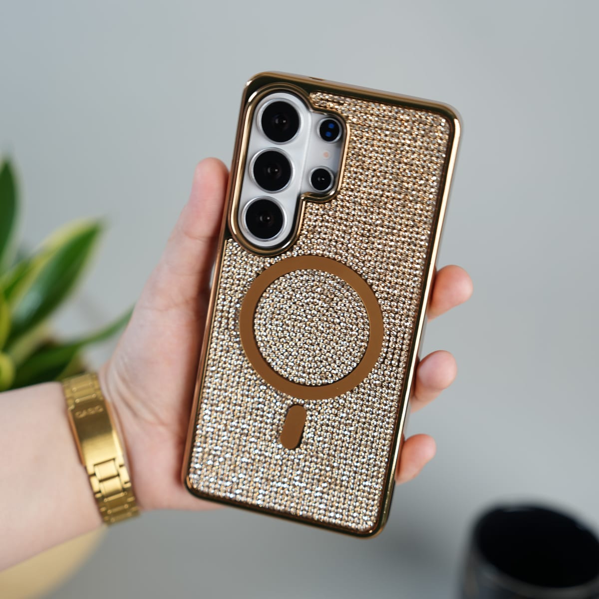 Galaxy S26 Ultra Luxury Diamond Case Cover