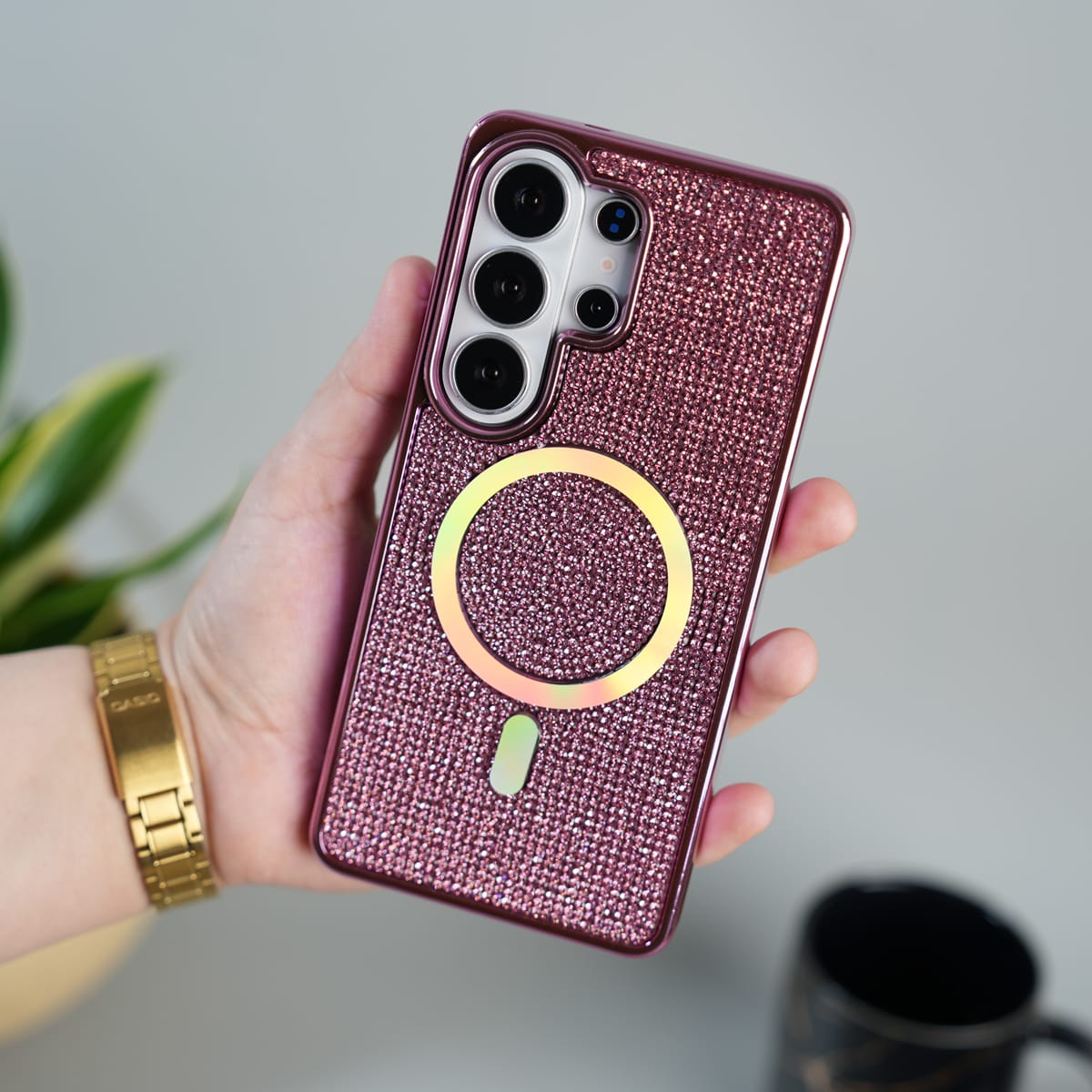 Galaxy S26 Ultra Luxury Diamond Case Cover