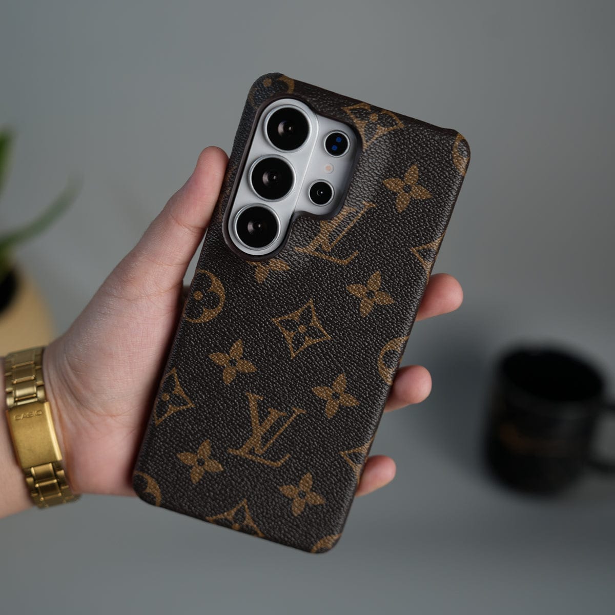Samsung Galaxy S26 Ultra Luxury Full PU Leather Designer Case Cover
