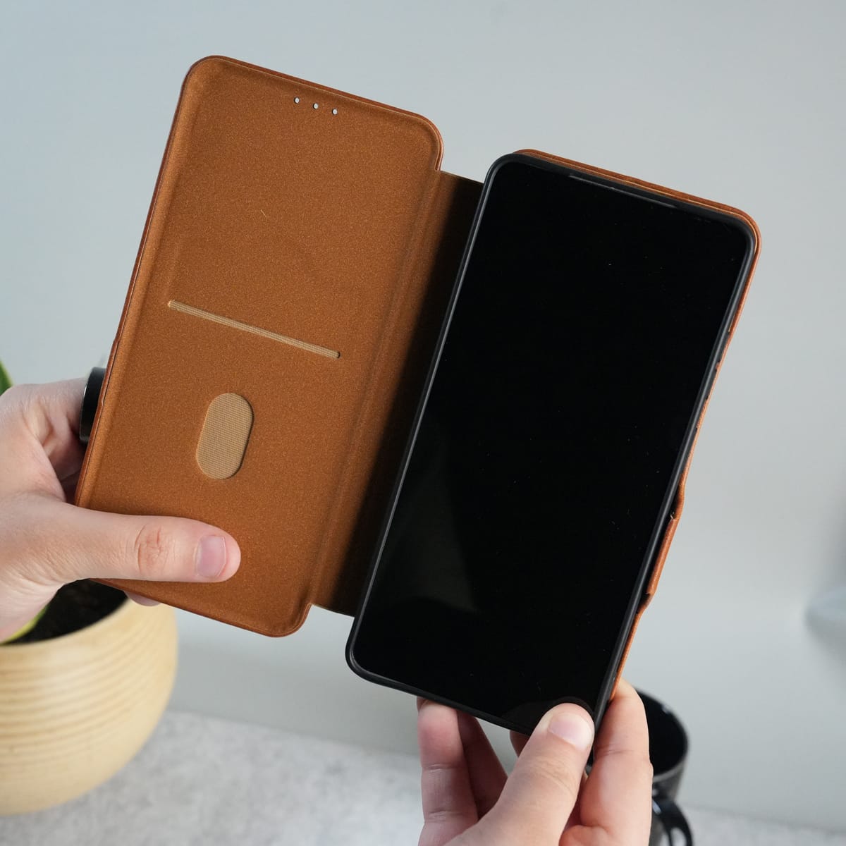 Samsung Galaxy S26 Ultra PU Leather Flip Card Slot Soft Magnetic Closure Case Cover
